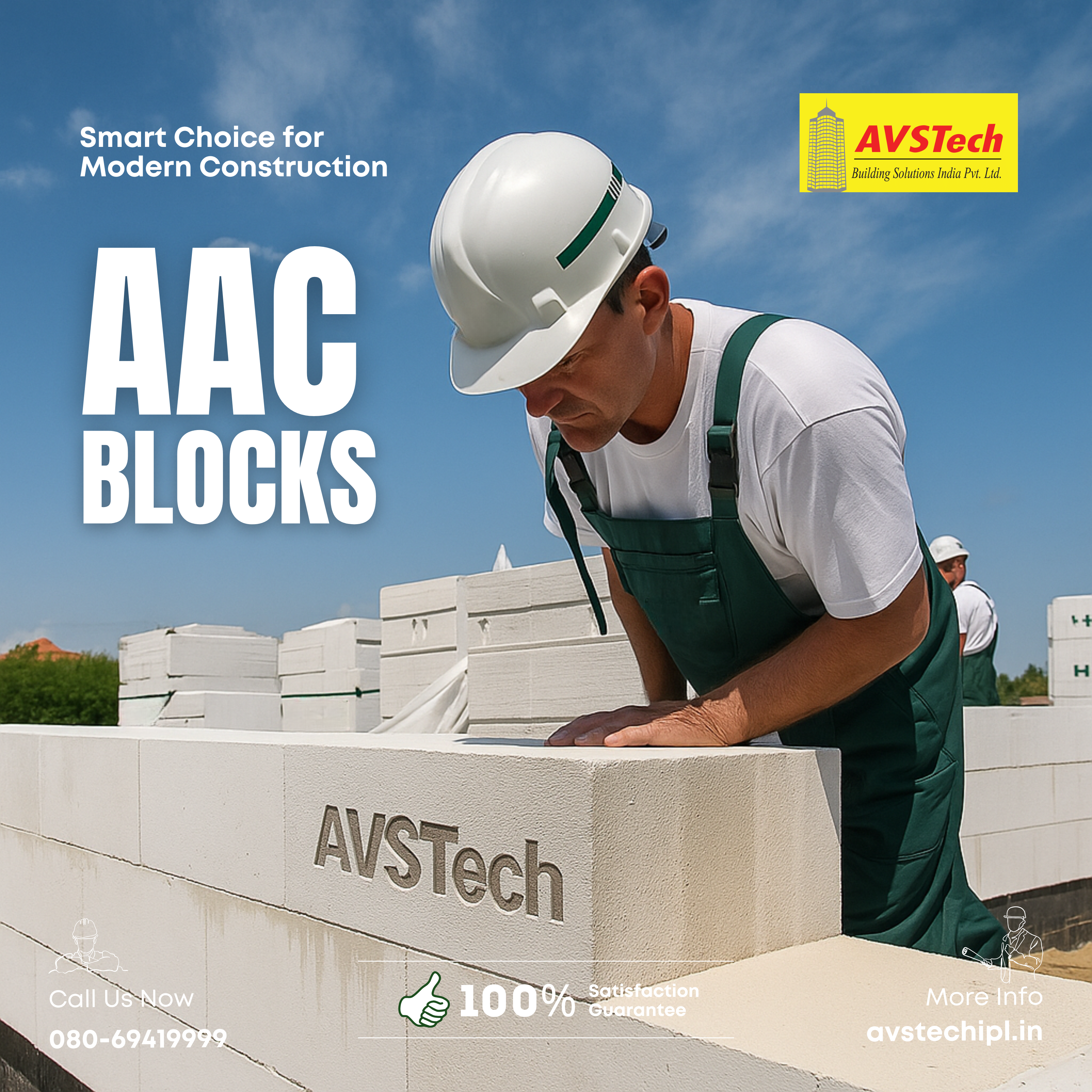 AAC Blocks by AVSTech Building Solutions – The Smart Choice for Modern Construction
