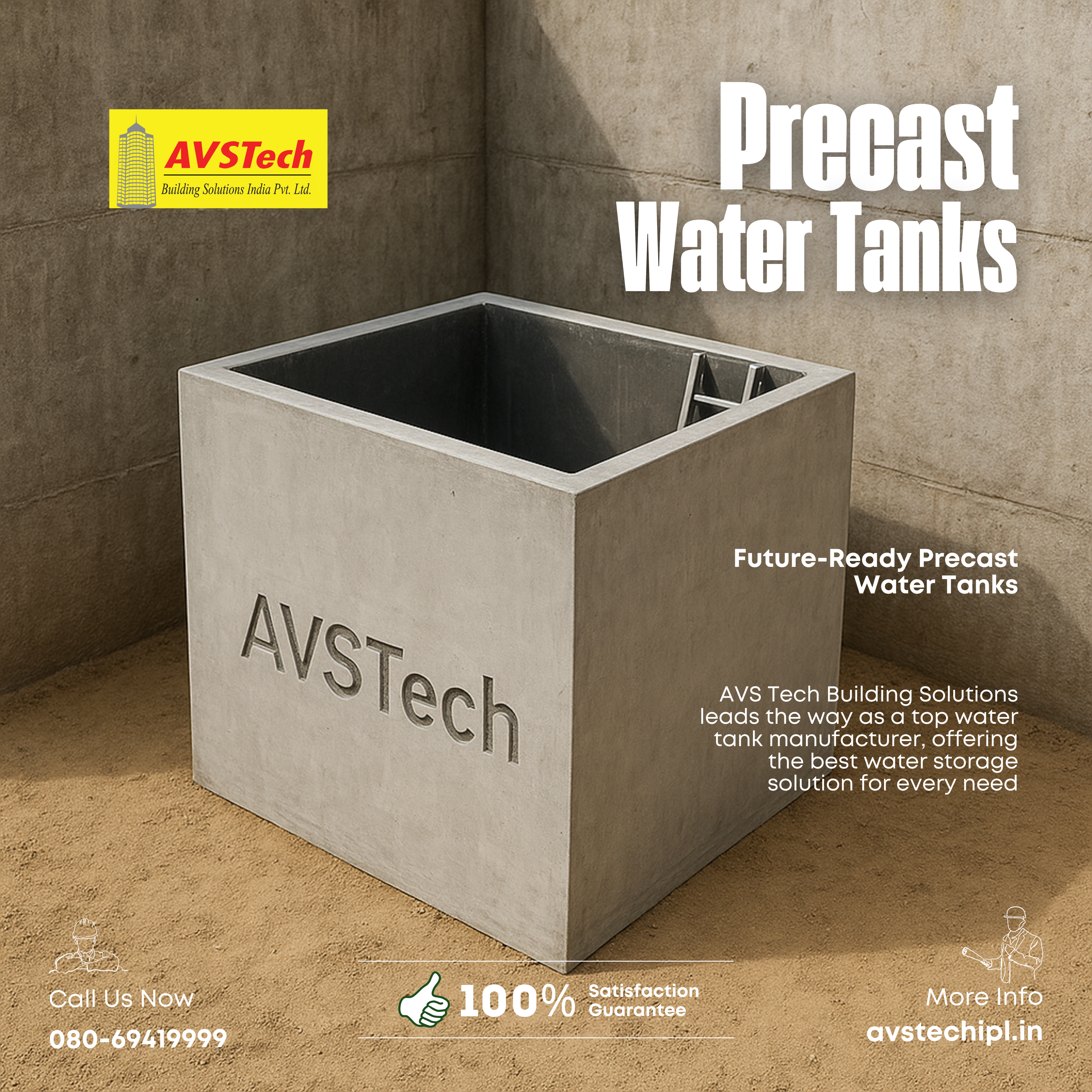 Future-Ready Precast Water Tanks: A Solution for Every Facility - By AVS Tech Building Solutions