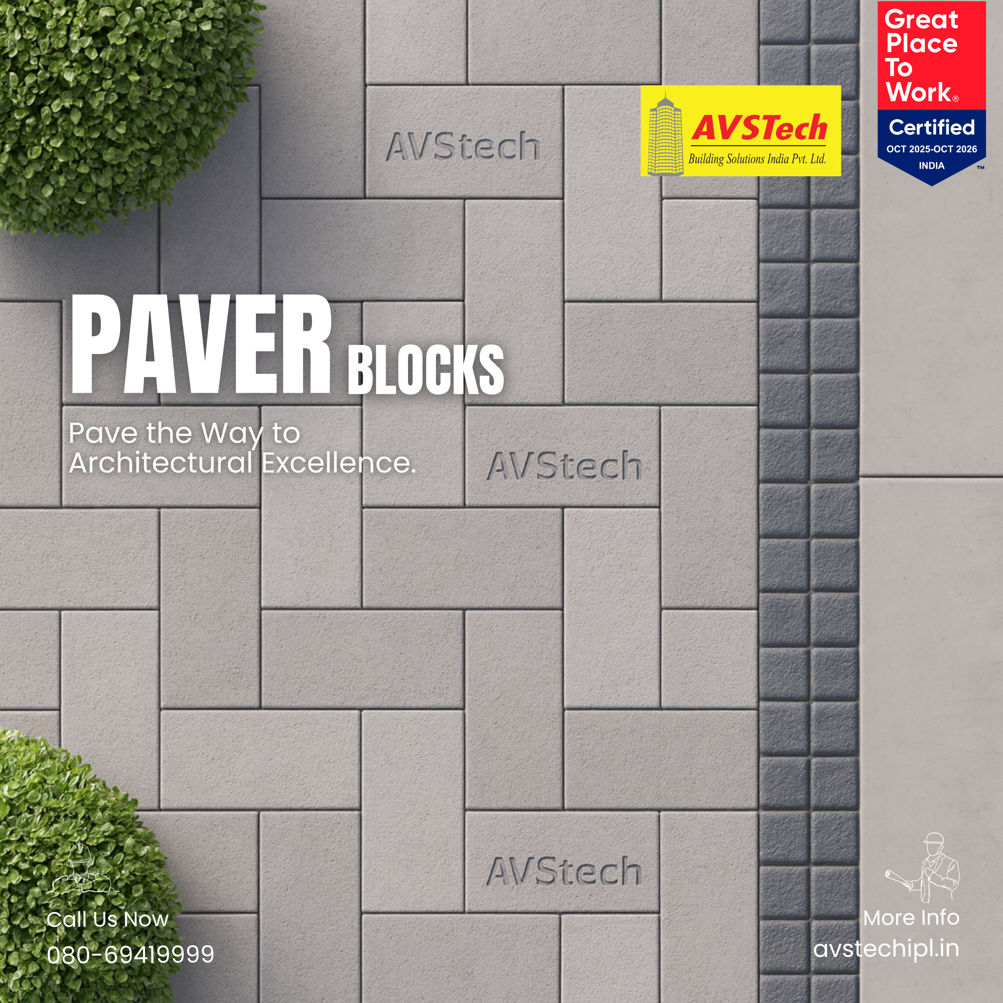 Pave the Way to Architectural Excellence - AVSTech Premium Paver Blocks!