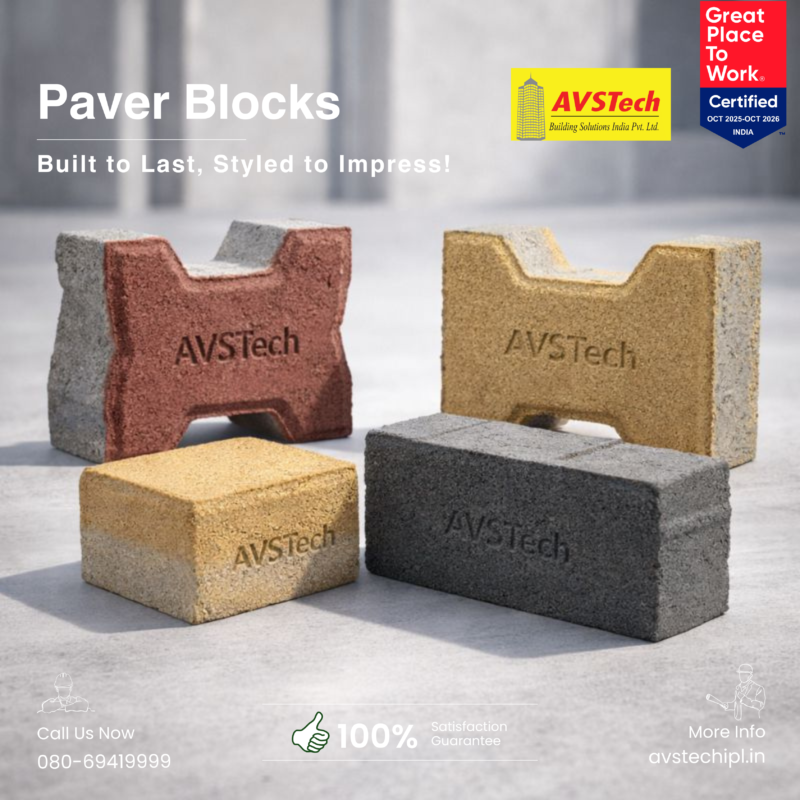 Premium AVSTech Paver Blocks – Built to Last, Styled to Impress!