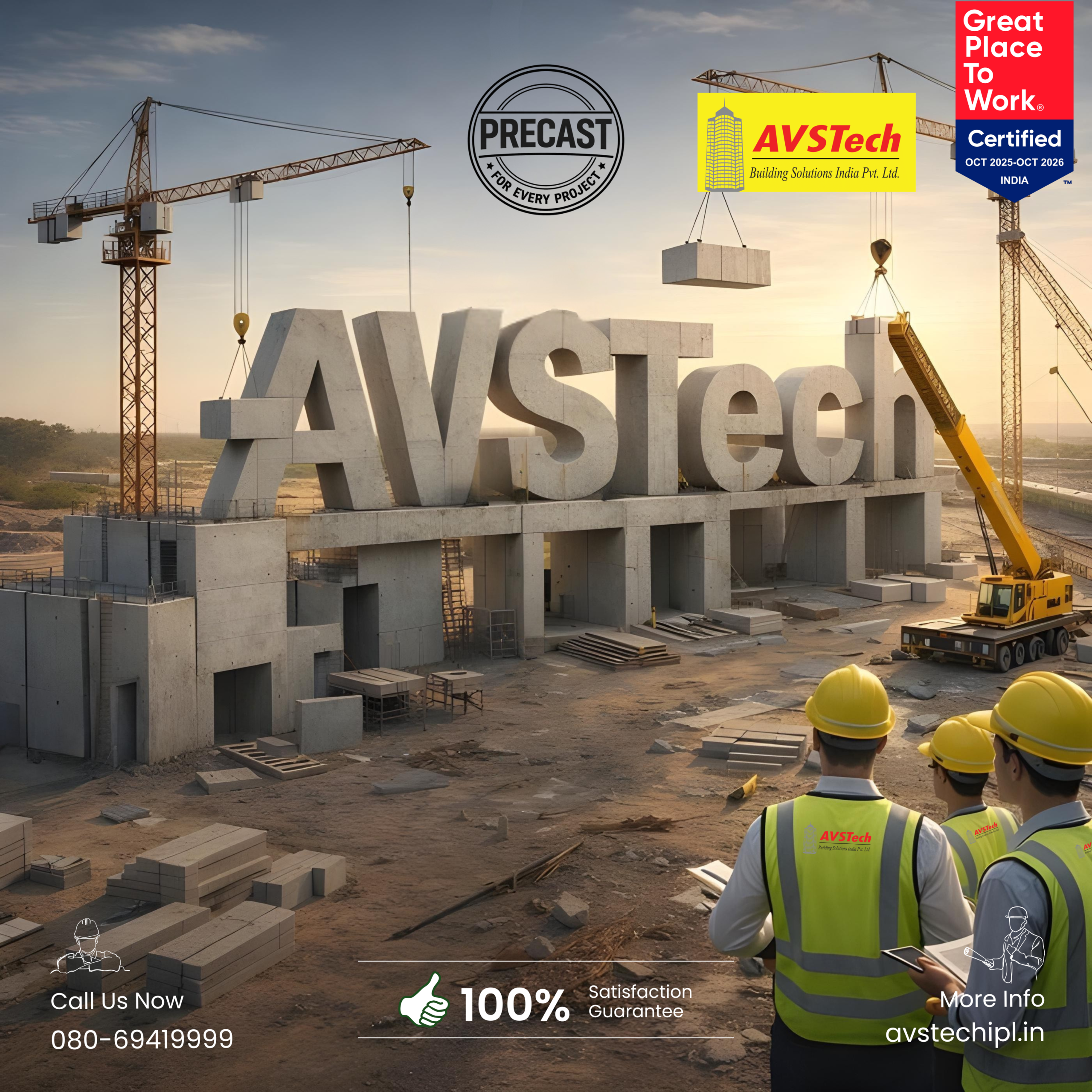 Building India's Future: Premium Precast Solutions From AVSTech World-Class Precast Products for Every Project – Faster Construction, Superior Quality, Lasting Durability